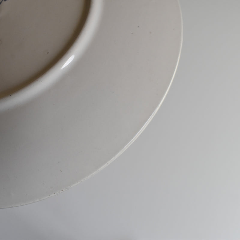 Vintage Dessert Plate, Saint-Clément, Kingfisher