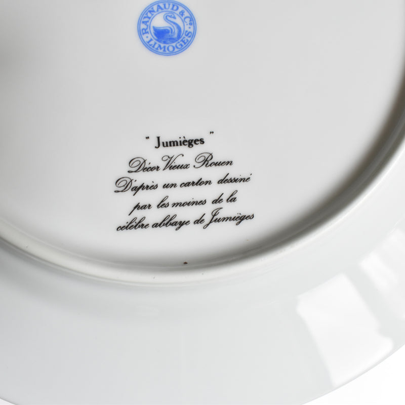 Vintage Plate Raynaud Limoges Jumièges F