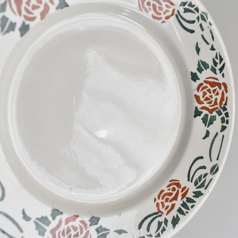 Vintage Dessert Plate Gien Roxane D