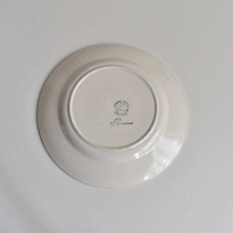 Vintage Dessert Plate Gien Roxanne E