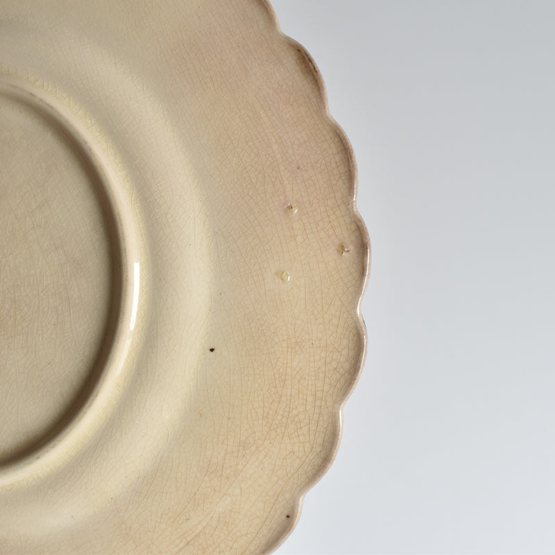 Antique Dessert Plate, Onan, Oiseaux H