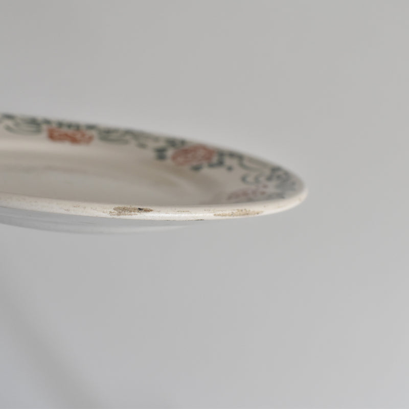 Vintage Dessert Plate Gien Roxanne E