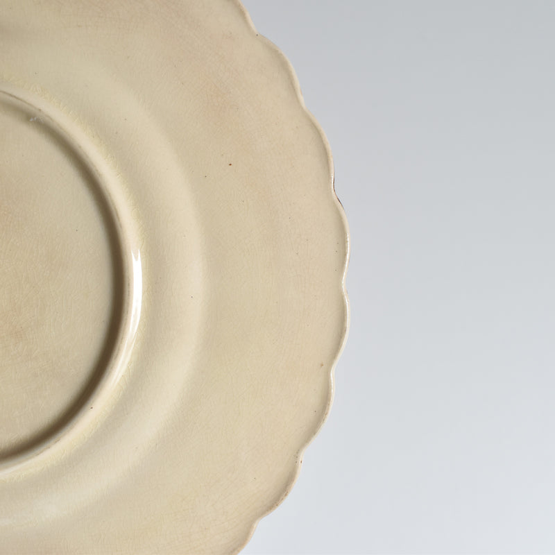 Antique Dessert Plate, Onan, Oiseaux H