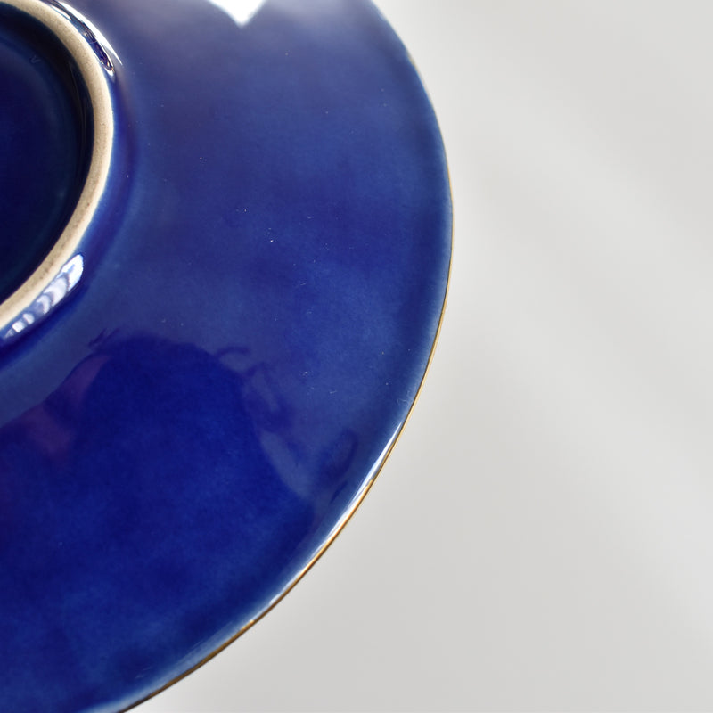 ア.ドラサンヴァル A.Dressinval コーヒーカップ＆ソーサー Blue B