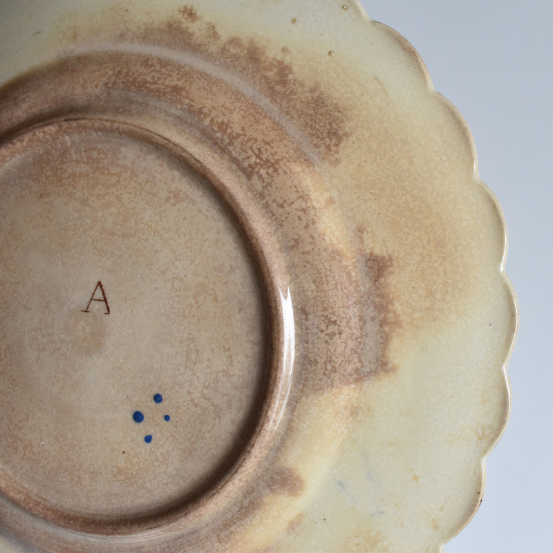 Antique Dessert Plate, Onnan Oiseaux I