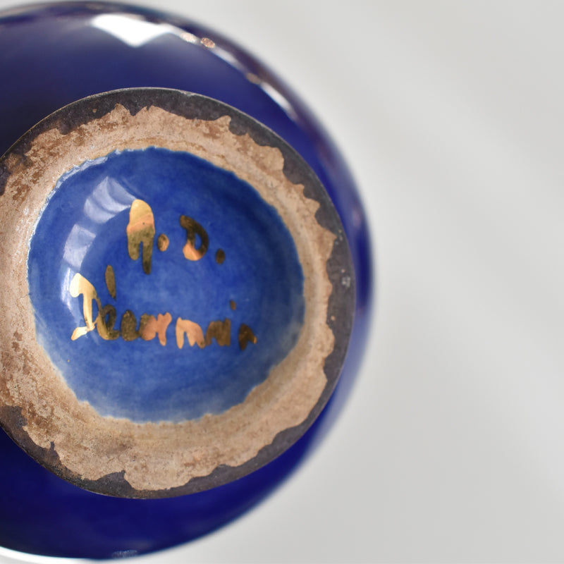 ア.ドラサンヴァル A.Dressinval コーヒーカップ＆ソーサー Blue B