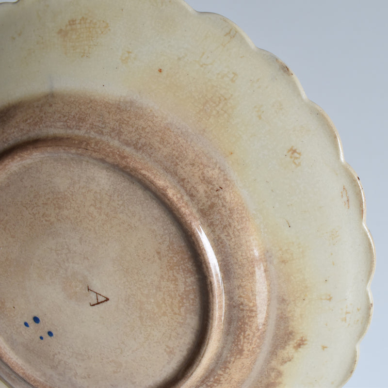 Antique Dessert Plate, Onnan Oiseaux I