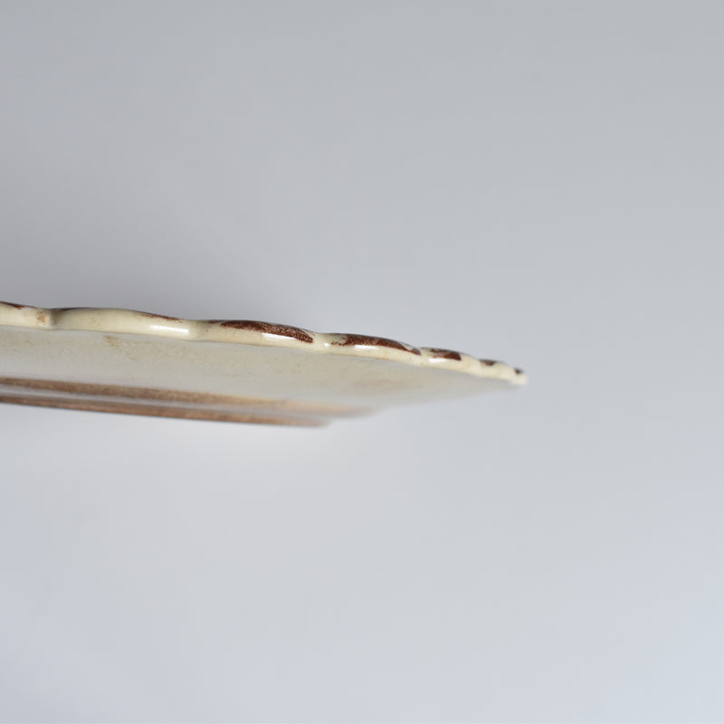 Antique Dessert Plate, Onnan Oiseaux I