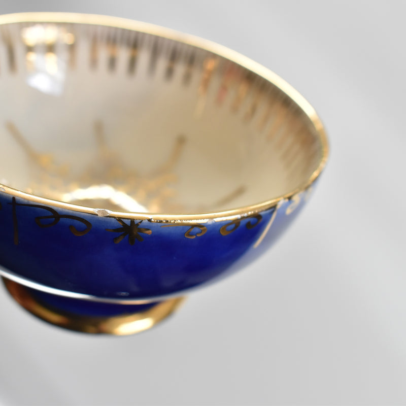 ア.ドラサンヴァル A.Dressinval コーヒーカップ＆ソーサー Blue B