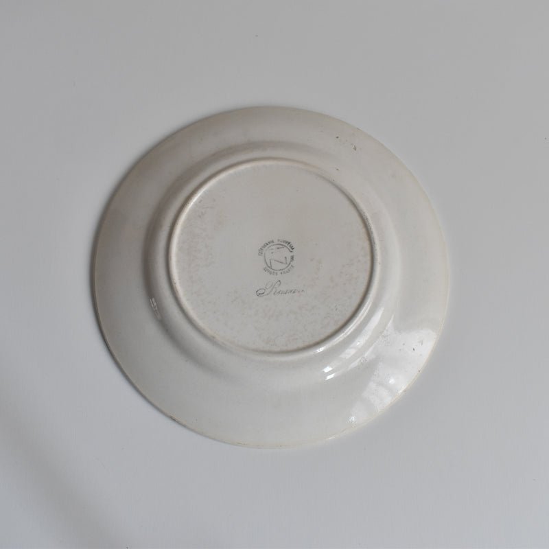 Vintage Dessert Plate Gien Roxanne G