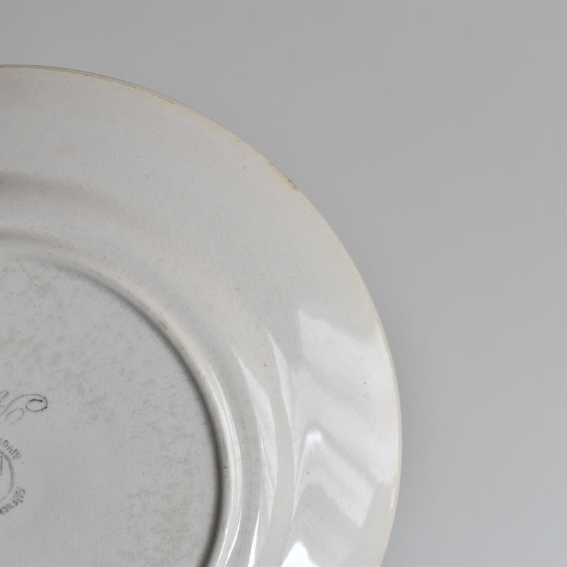 Vintage Dessert Plate Gien Roxanne G