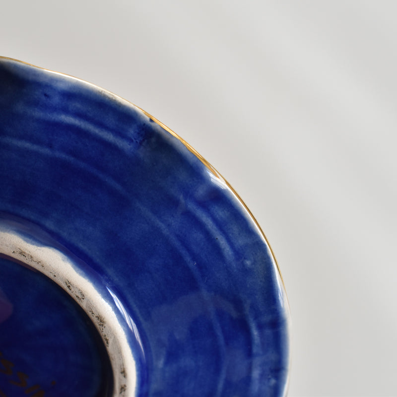 ア.ドラサンヴァル A.Dressinval コーヒーカップ＆ソーサー Blue C