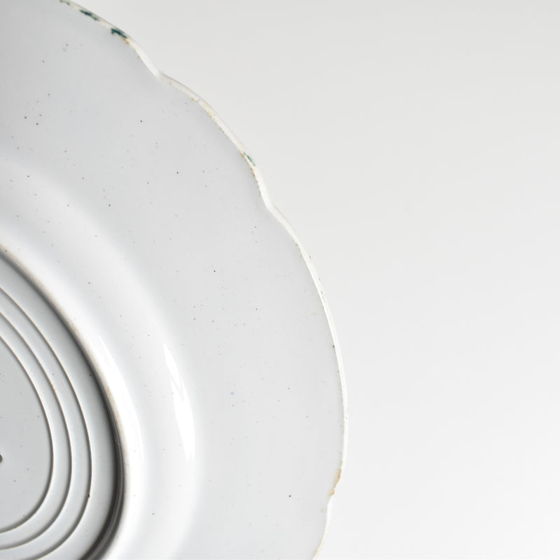 アンティークデザート絵皿 サンタマン "les Automobiles"