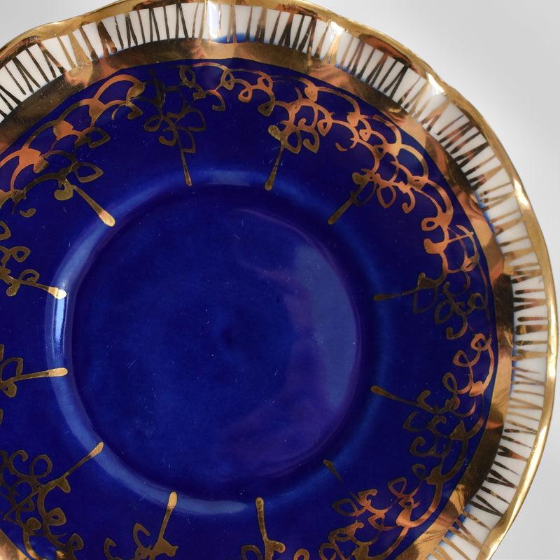 ア.ドラサンヴァル A.Dressinval コーヒーカップ＆ソーサー Blue C