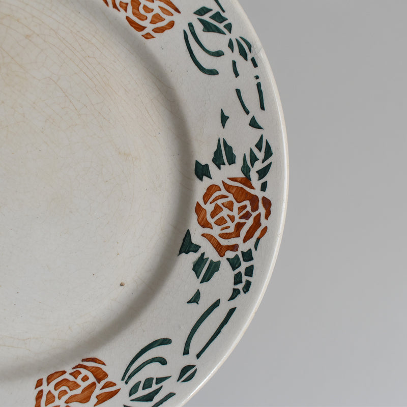 Vintage Dessert Plate Gien Roxanne G