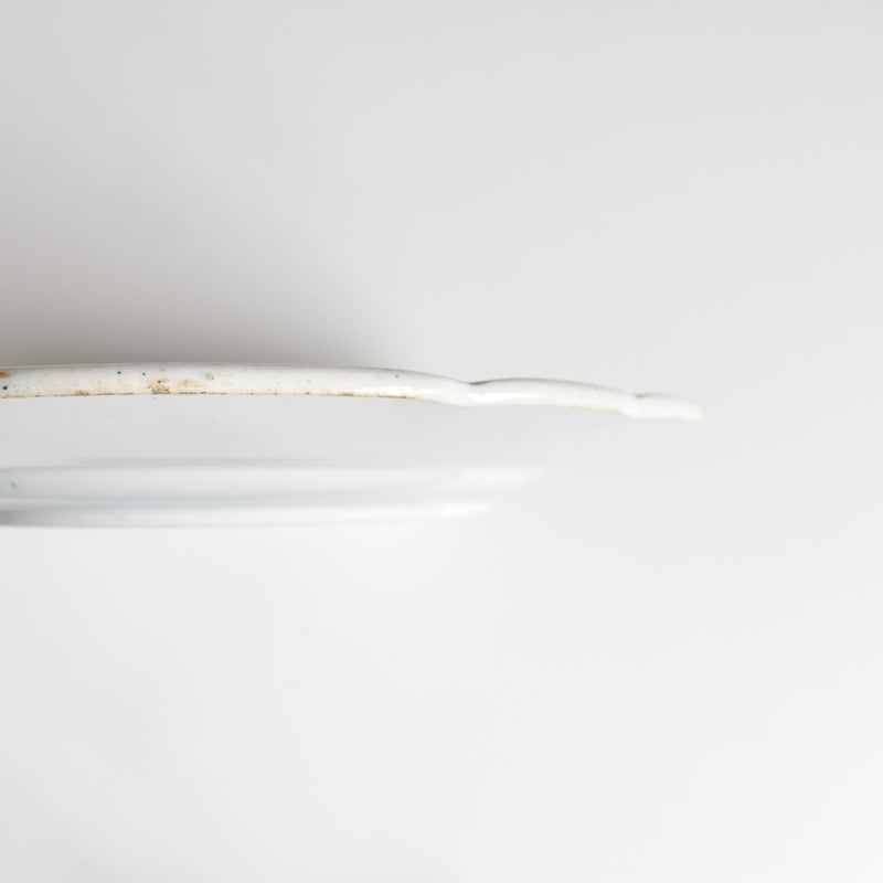 アンティークデザート絵皿 サンタマン "les Automobiles"