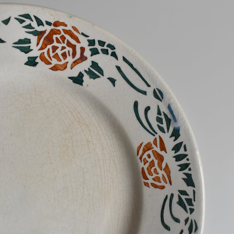 Vintage Dessert Plate Gien Roxanne G