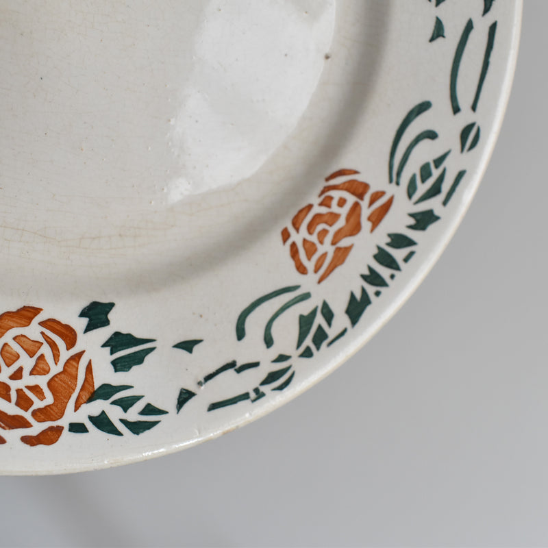 Vintage Dessert Plate Gien Roxanne G