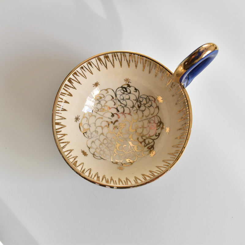 ア.ドラサンヴァル A.Dressinval コーヒーカップ＆ソーサー Blue C