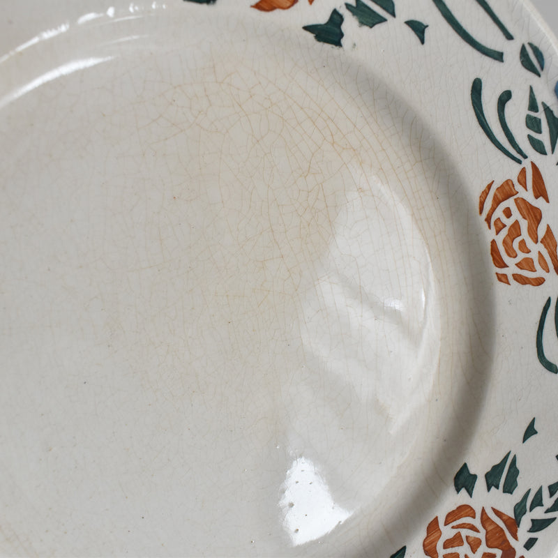 Vintage Dessert Plate Gien Roxanne G