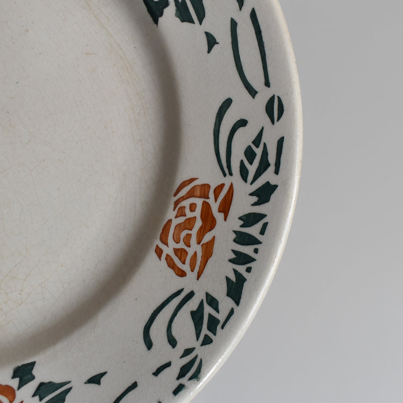 Vintage Dessert Plate Gien Roxanne G