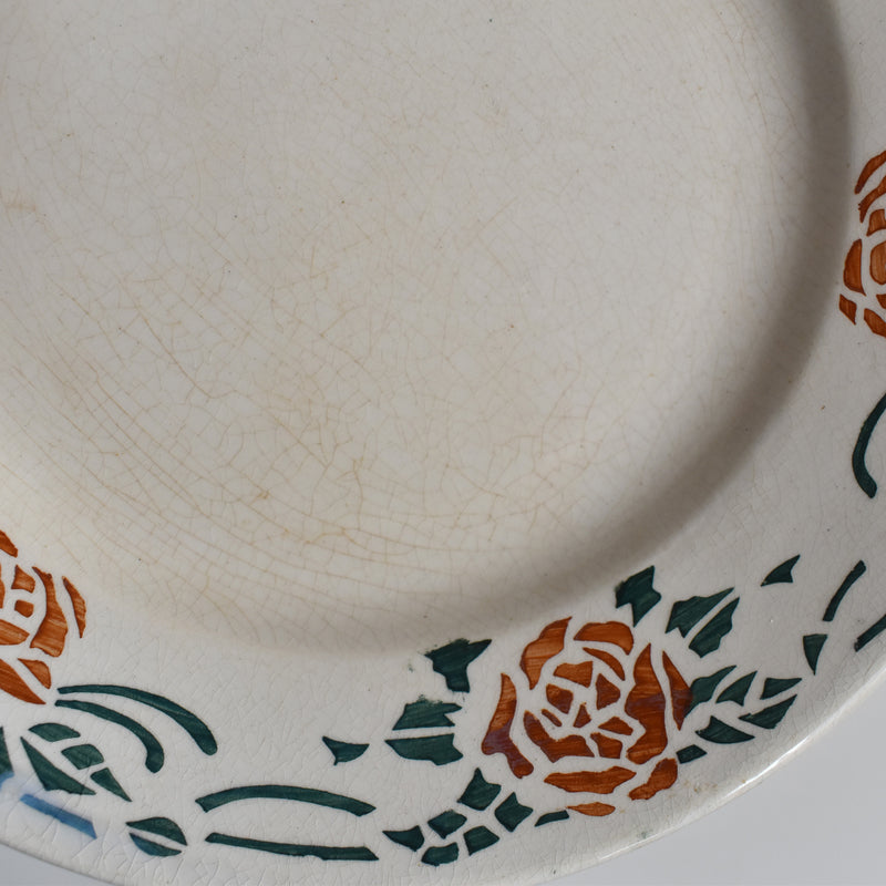Vintage Dessert Plate Gien Roxanne G
