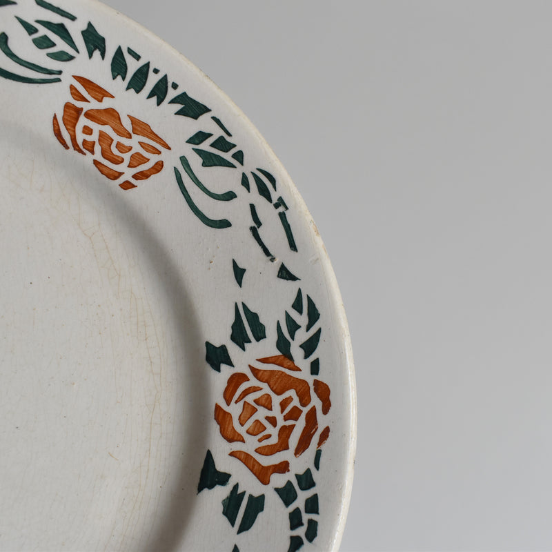 Vintage Dessert Plate Gien Roxanne G