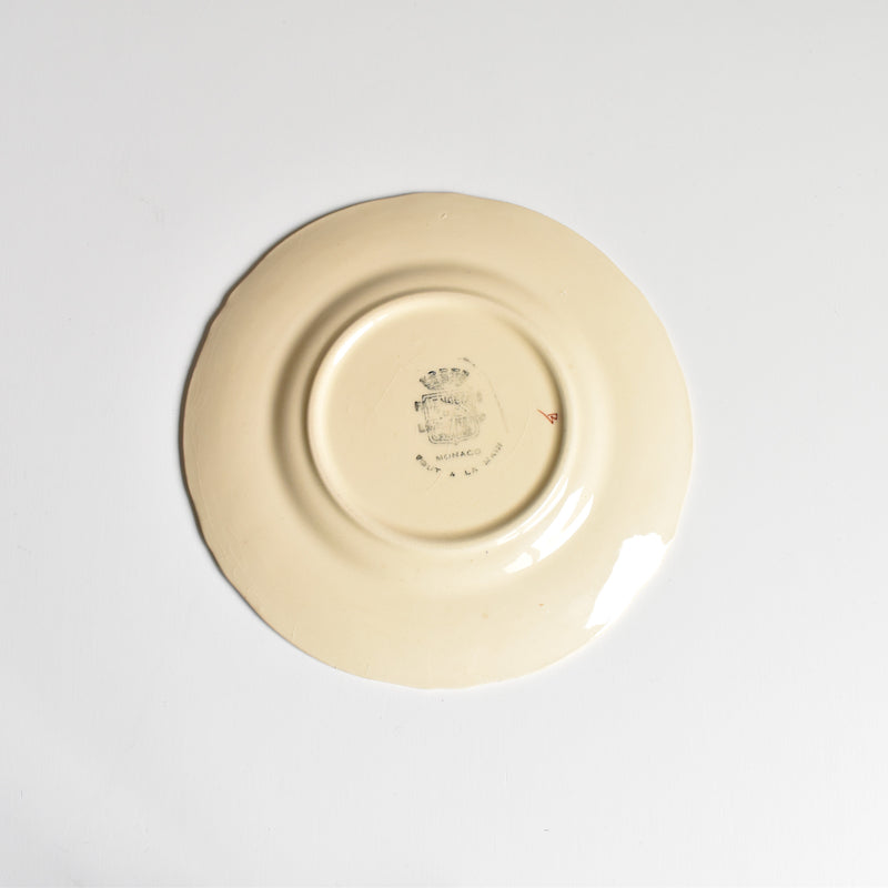 Vintage Dessert Plate Longchamp Monaco A