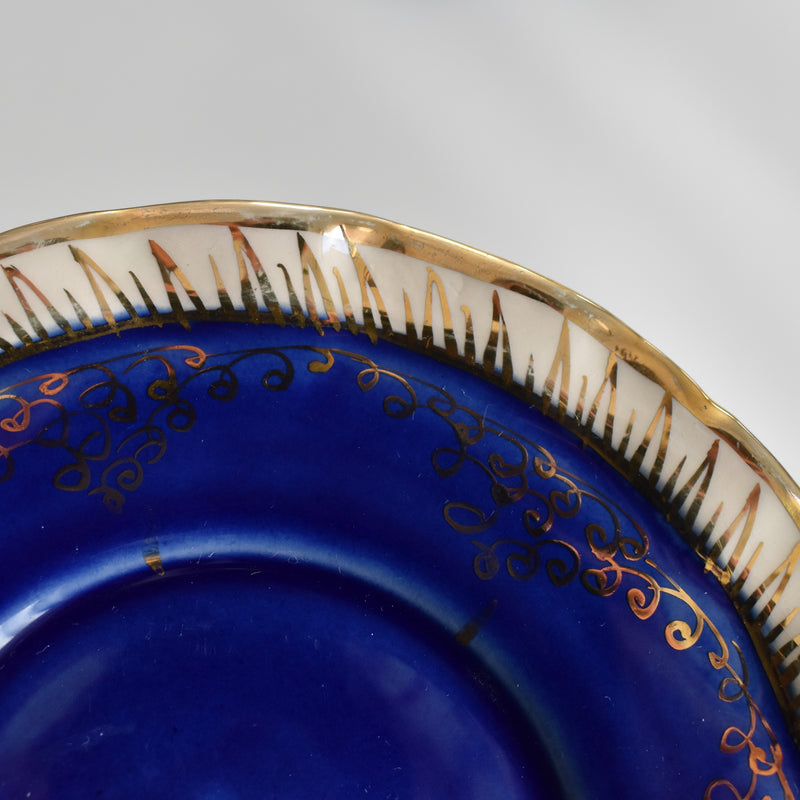 ア.ドラサンヴァル A.Dressinval コーヒーカップ＆ソーサー Blue D