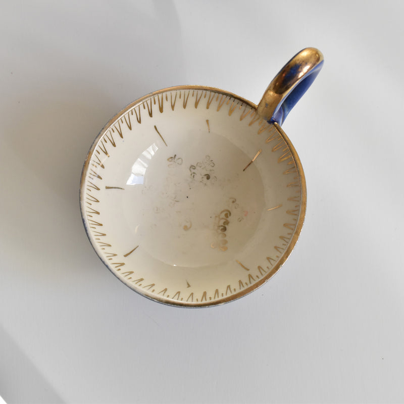 ア.ドラサンヴァル A.Dressinval コーヒーカップ＆ソーサー Blue D