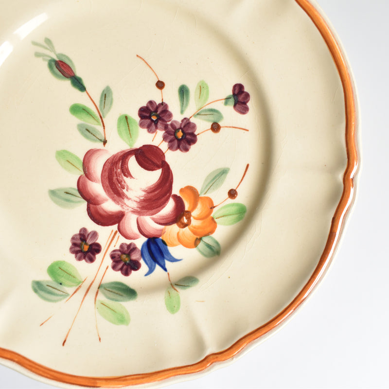 Vintage Dessert Plate, Longchamp Monaco B