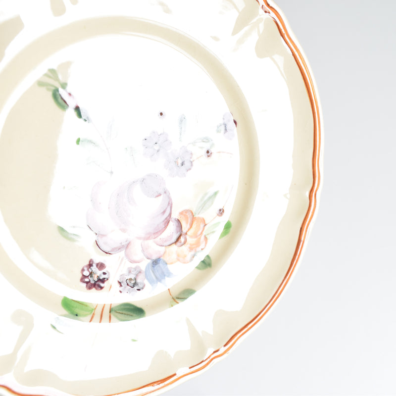 Vintage Dessert Plate, Longchamp Monaco B