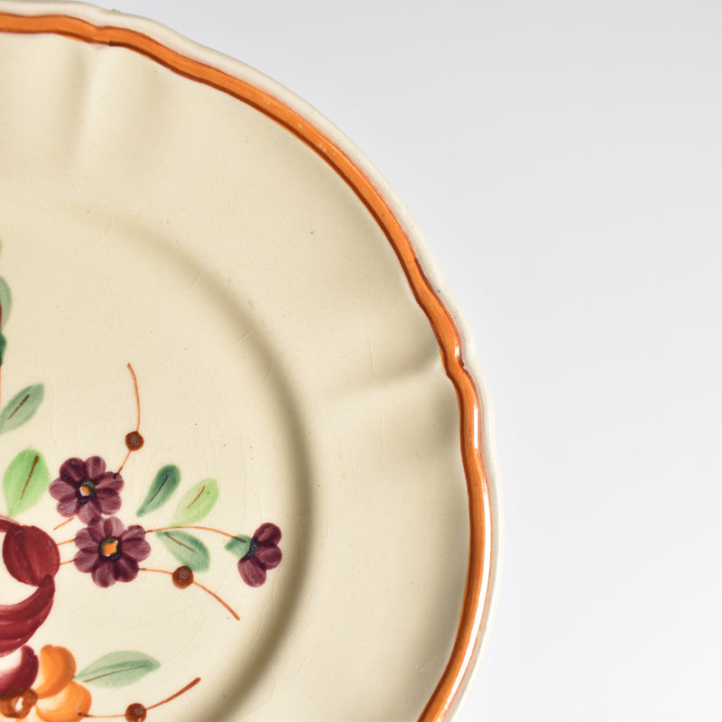 Vintage Dessert Plate, Longchamp Monaco B