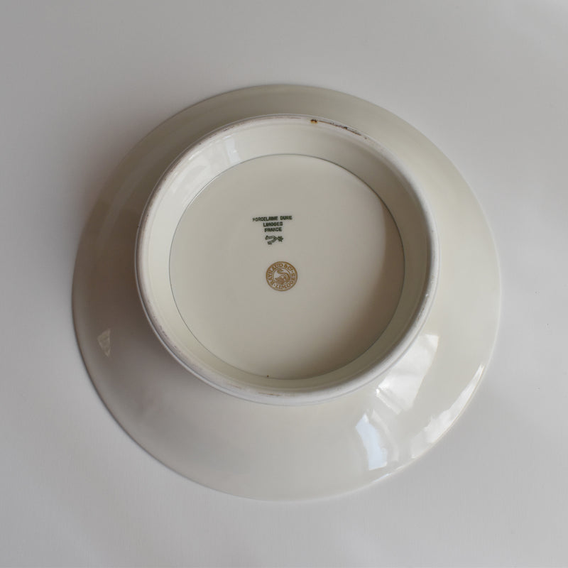 Vintage Footed Plate, Raynaud, Erable