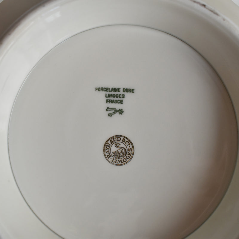 Vintage Footed Plate, Raynaud, Erable