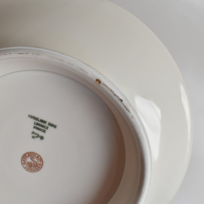 Vintage Footed Plate, Raynaud, Erable