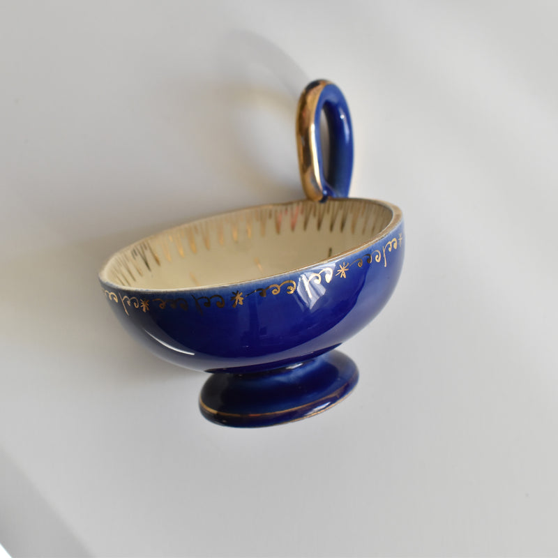 ア.ドラサンヴァル A.Dressinval コーヒーカップ＆ソーサー Blue D