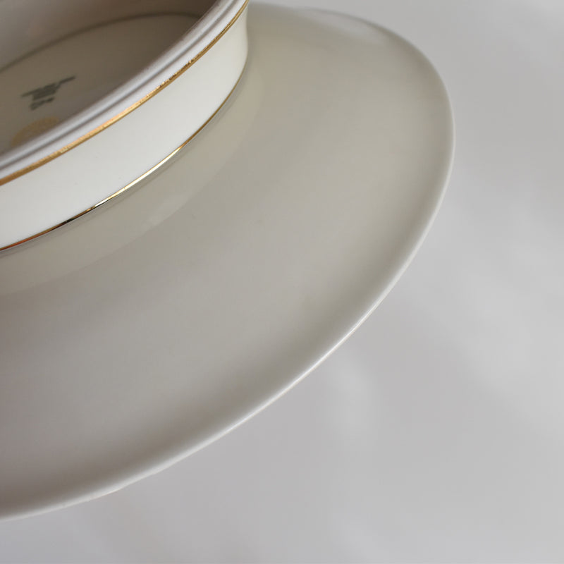 Vintage Footed Plate, Raynaud, Erable