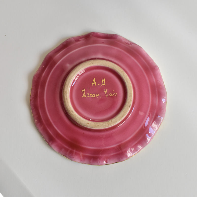 ア.ドラサンヴァル A.Dressinval コーヒーカップ＆ソーサー Pink A