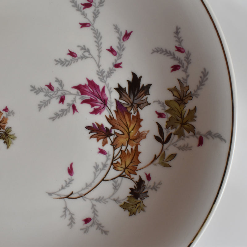 Vintage Footed Plate, Raynaud, Erable