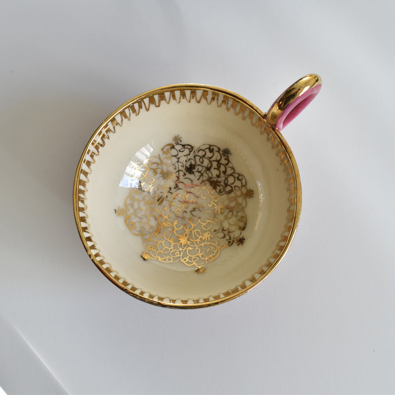 ア.ドラサンヴァル A.Dressinval コーヒーカップ＆ソーサー Pink A