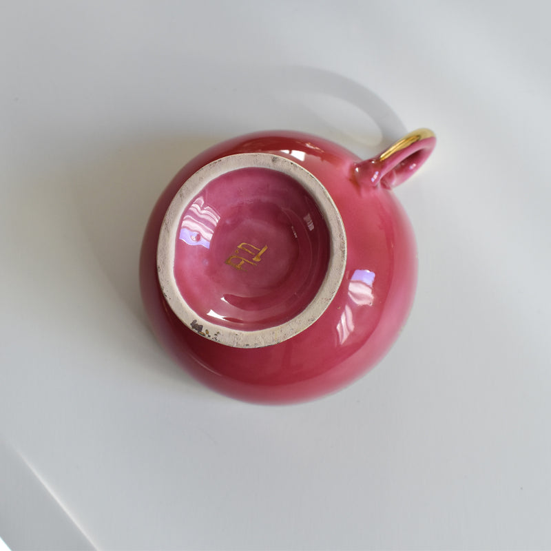 ア.ドラサンヴァル A.Dressinval コーヒーカップ＆ソーサー Pink A