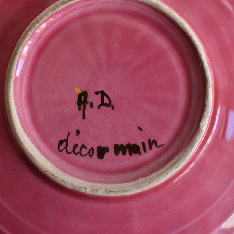 ア.ドラサンヴァル A.Dressinval コーヒーカップ＆ソーサー Pink B