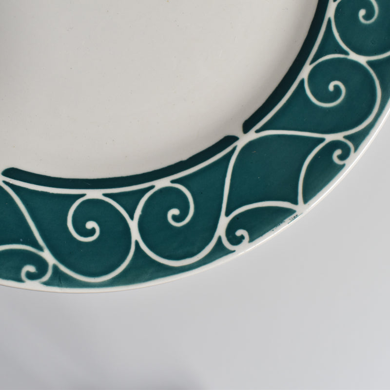 Vintage Dessert Plate Digoin & Sarreguemines Alain A
