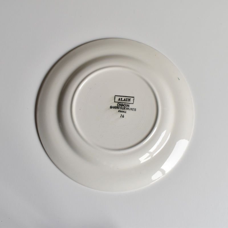 ヴィンテージデザートプレート ディゴワン＆サルグミンヌ Alain B