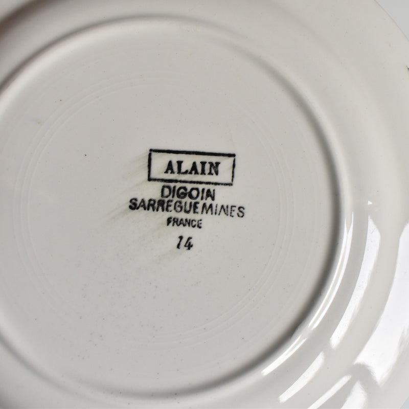 ヴィンテージデザートプレート ディゴワン＆サルグミンヌ Alain B