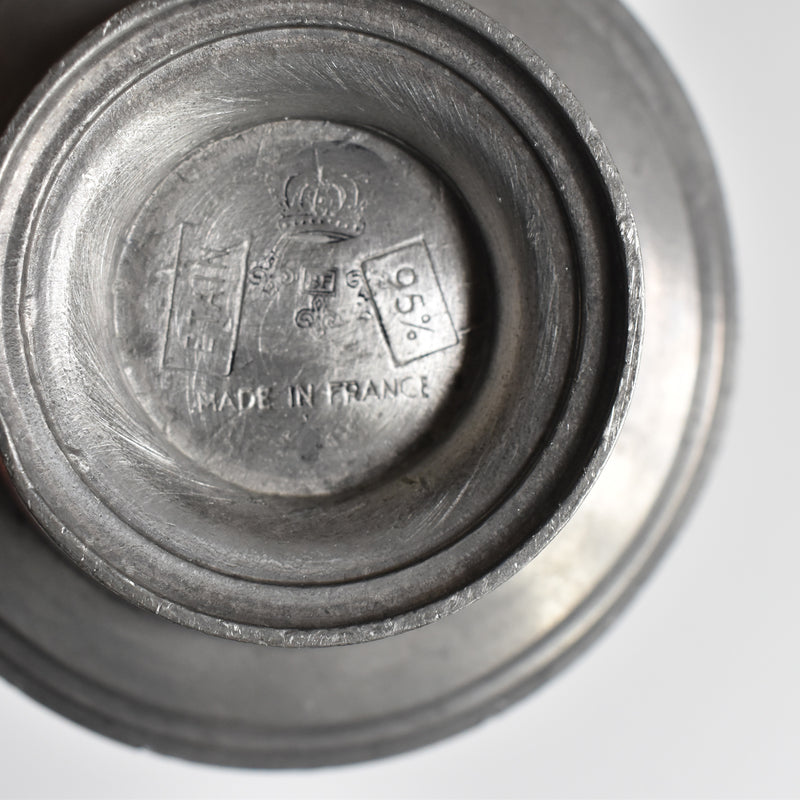 Vintage Pewter Small Coupe