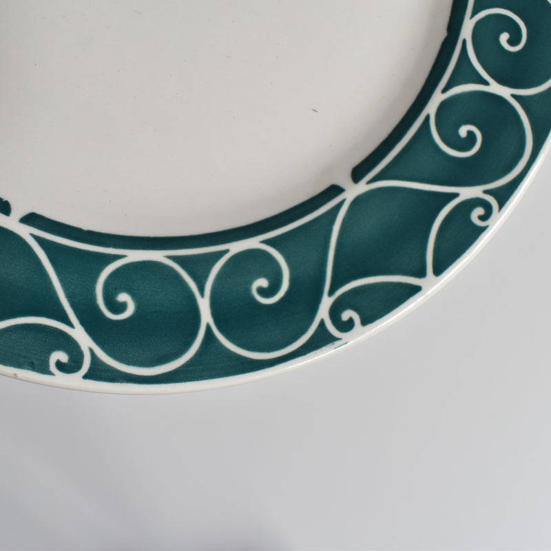 Vintage Dessert Plate Digoin & Sarreguemines Alain C