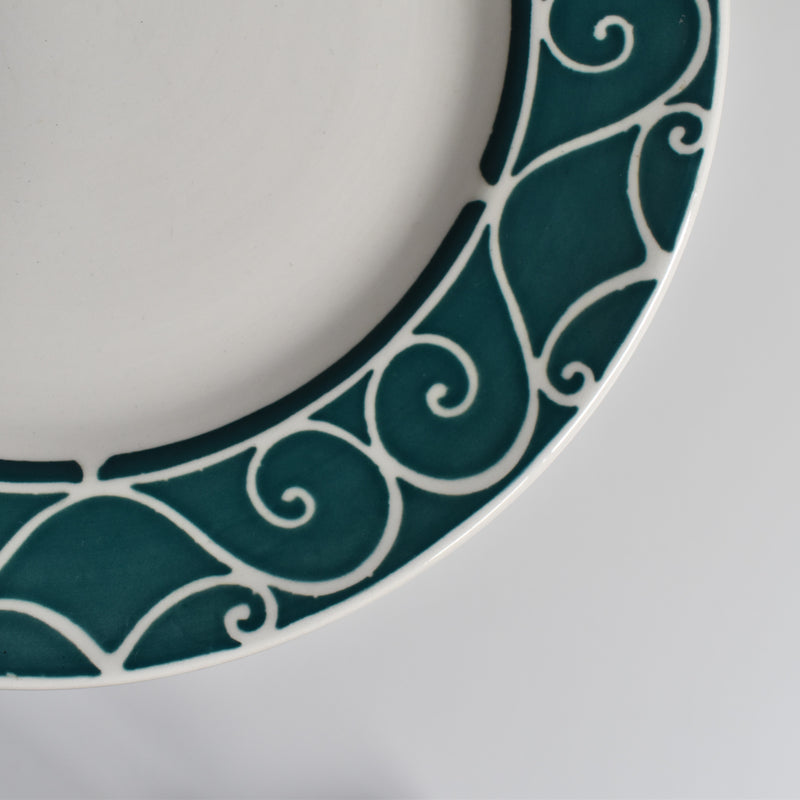 Vintage Dessert Plate Digoin & Sarreguemines Alain D