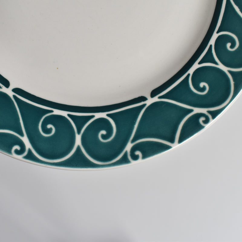 Vintage Dessert Plate Digoin & Sarreguemines Alain D